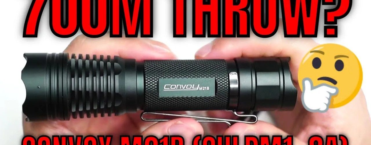 Convoy M21B (CULPM1, 8A) Hands-on Flashlight Review: Best 21700 Thrower ...