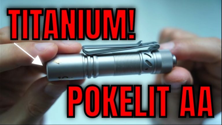 Acebeam Pokelit AA Titanium: Perfect AA EDC Flashlight!