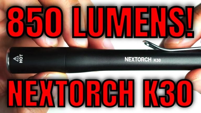 850 Lumens in a Penlight? Nextorch K30 Review!