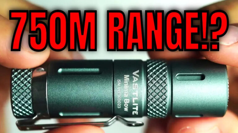 The Smallest LEP Flashlight Ever Made?! Vastlite Minima Bow